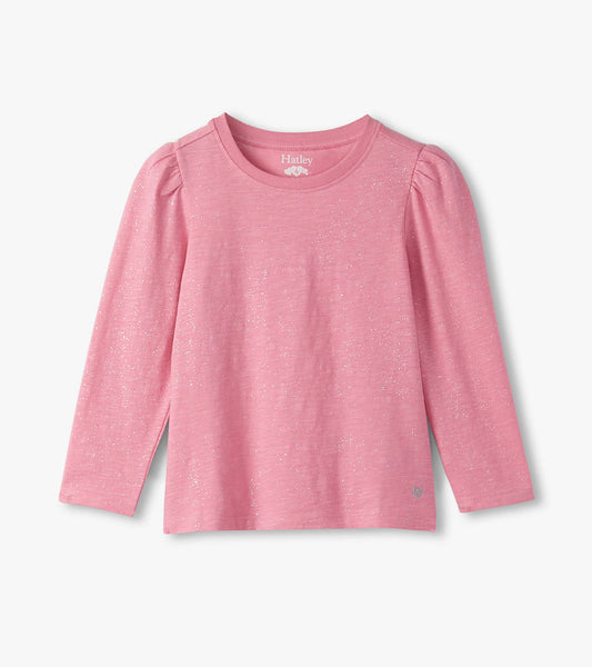 Sparkle Puff Sleeve Top