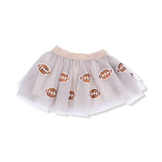 Varsity Football Oatmeal Tutu Skirt