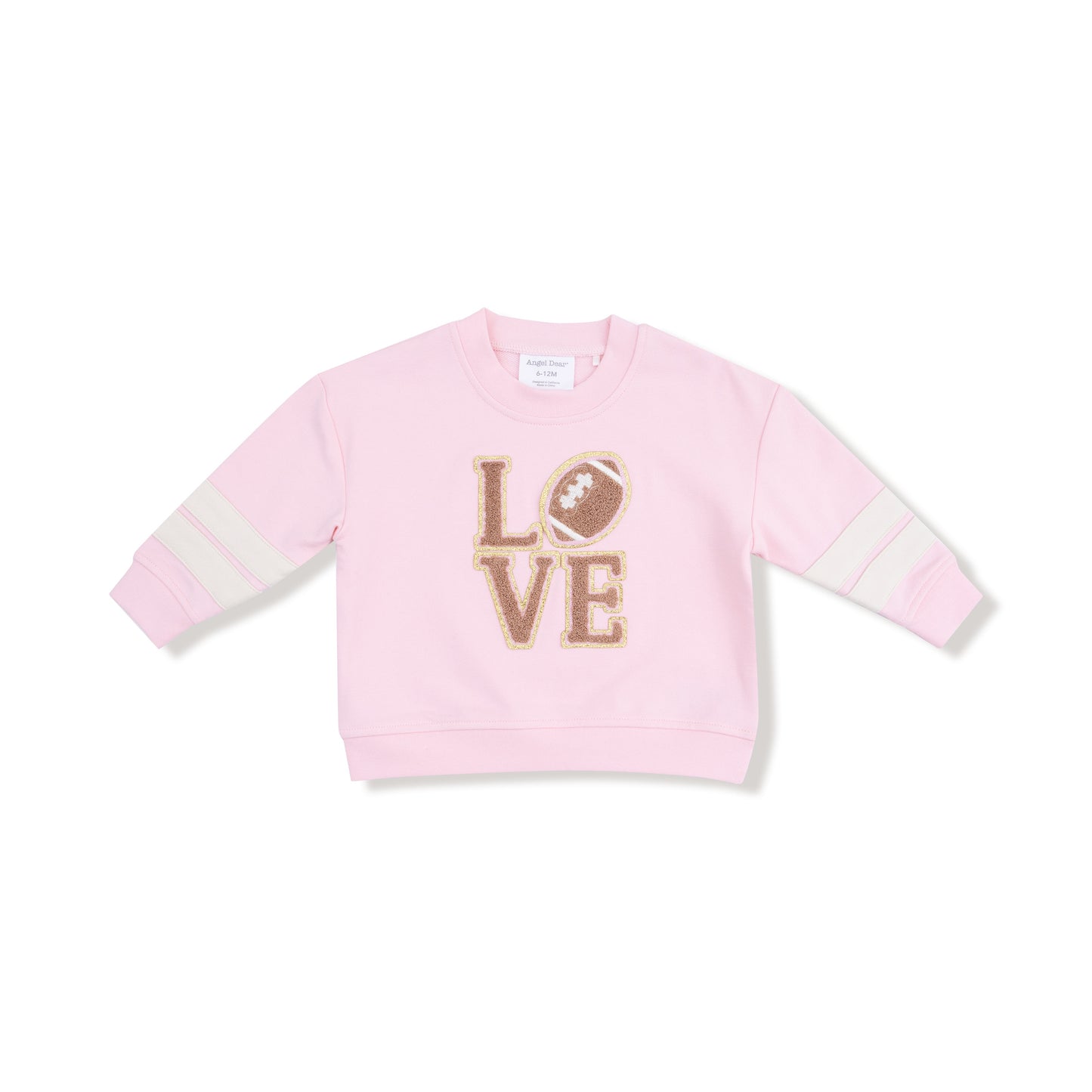 Terry Sport Drop Sleeve Varsity Sweater