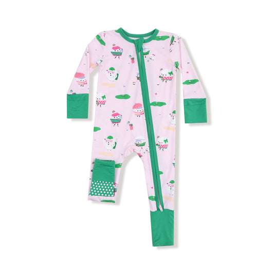 Golf Pros Girl 2 Way Zipper Romper