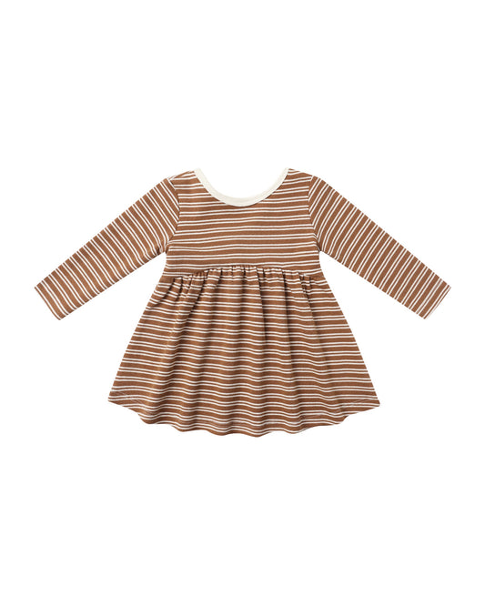 Cedar Micro Stripe LS Dress