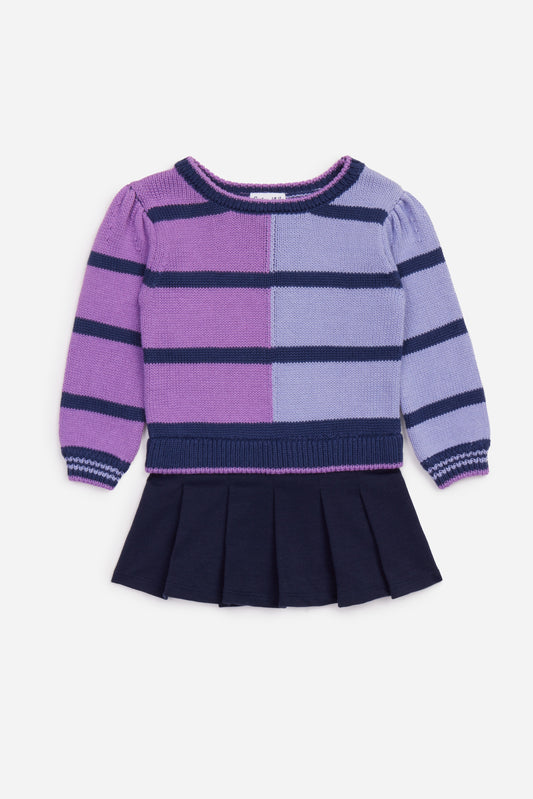 Miss Match Stripe Dress