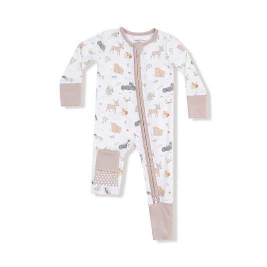 Woodland Babies 2 Way Zip Romper