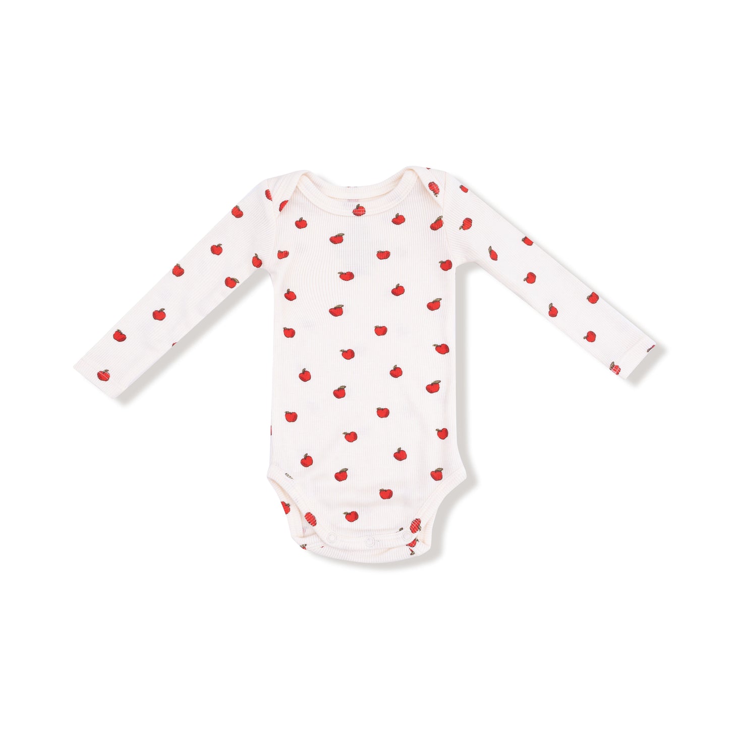 Tiny Apples Lap Shoulder Bodysuit