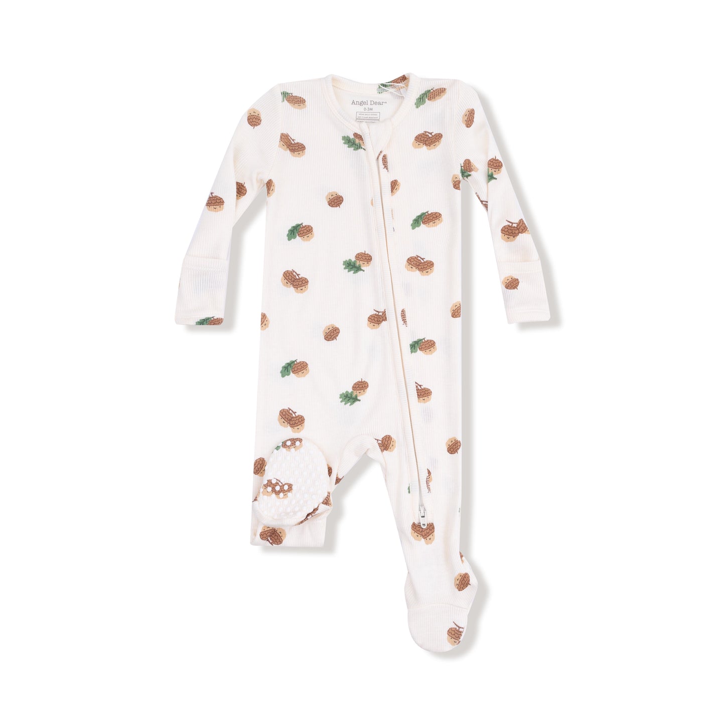 Tiny Acorns 2 Way Zip Footie