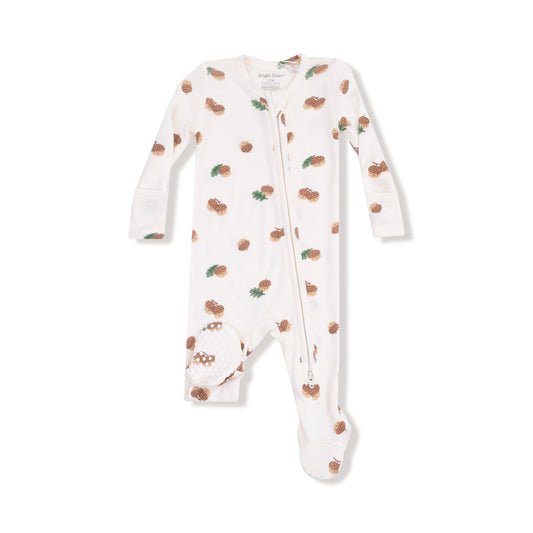 Tiny Acorns 2 Way Zip Footie