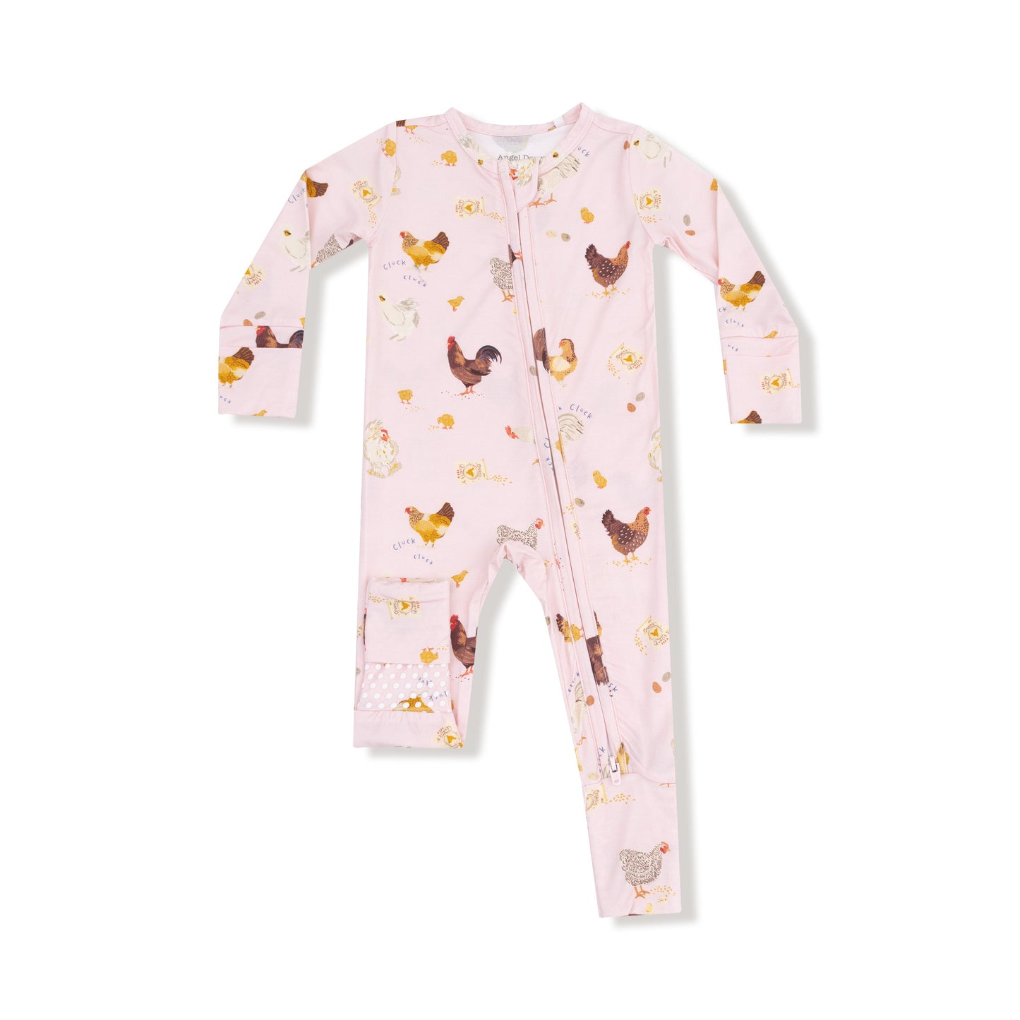 Pink Collector Chickens 2 Way Zip Romper