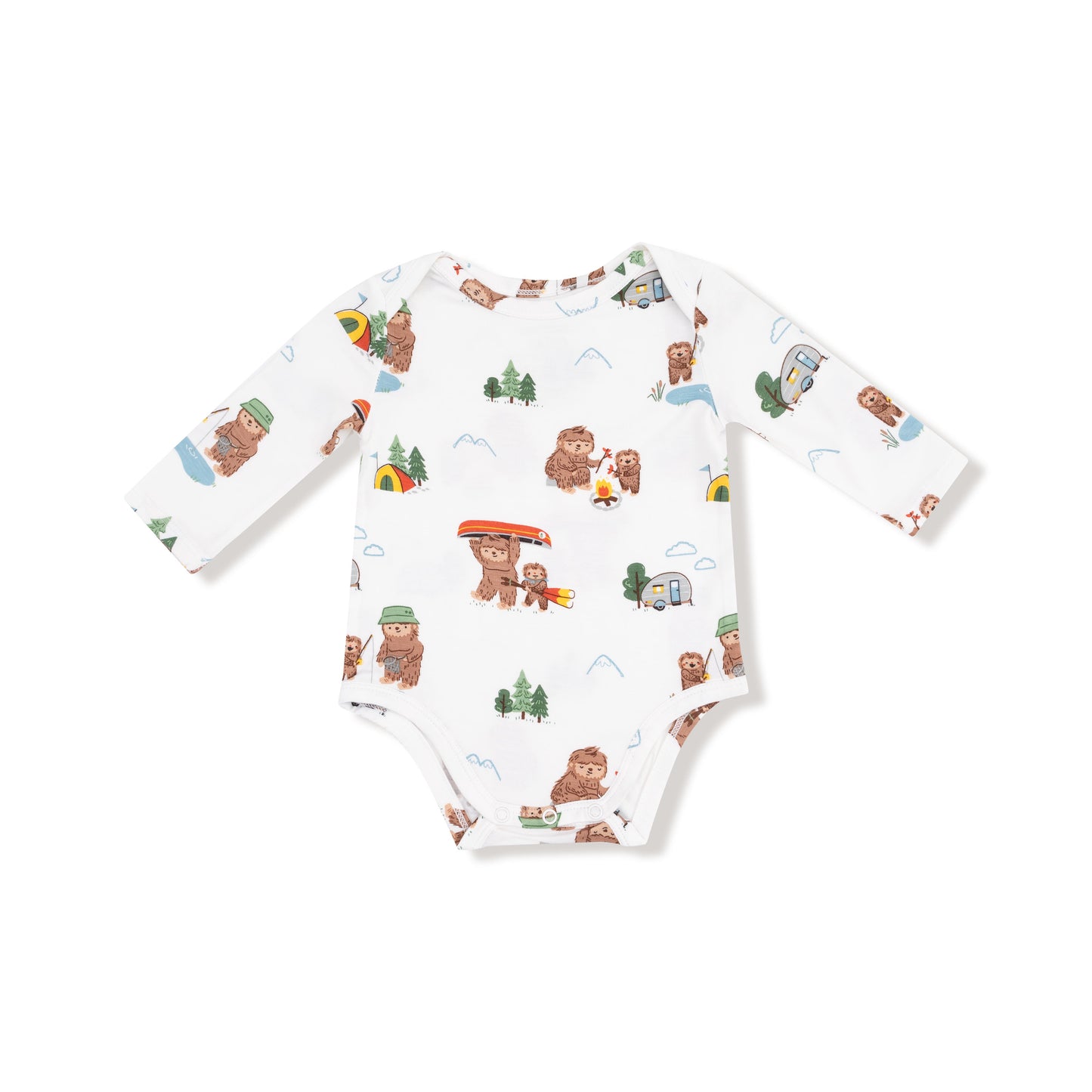 Big Foot Camping Lap Shoulder Bodysuit