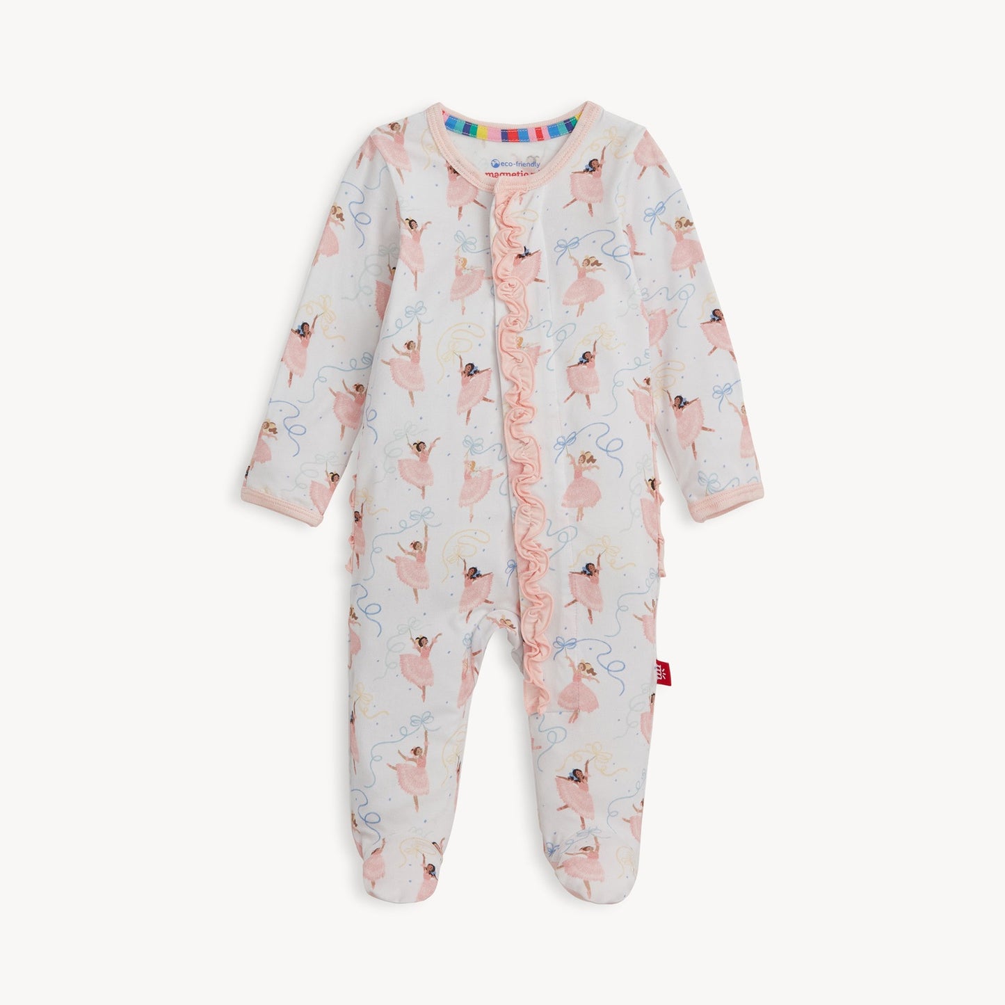Pretty Plies Modal Ruffle Footie