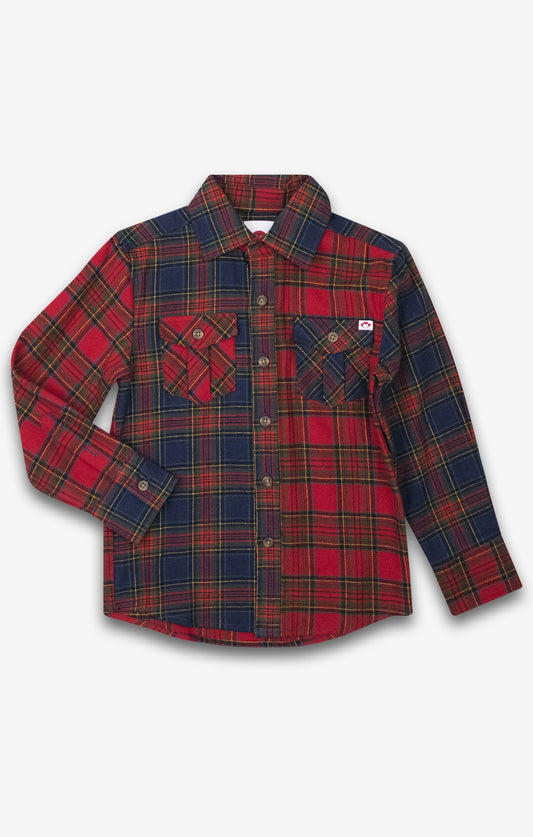 Holiday Plaid Toddler LS Flannel