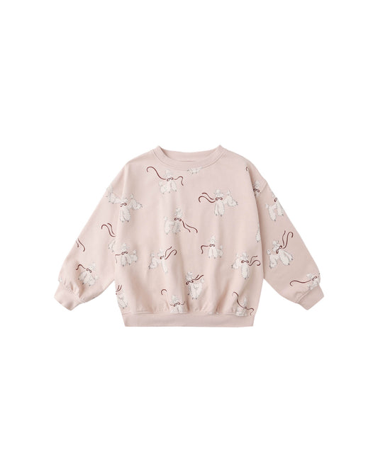 Blush Poodle Relaxed Baby Sweatshirt