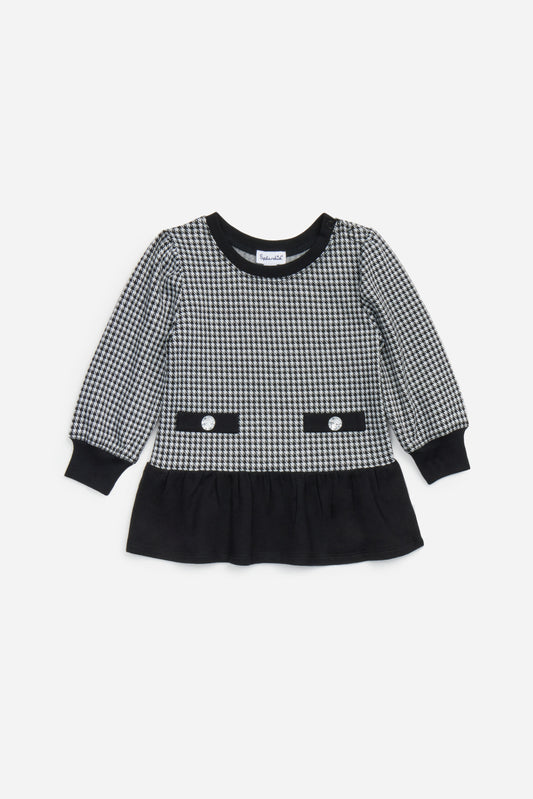 Houndstooth Dress Pocket