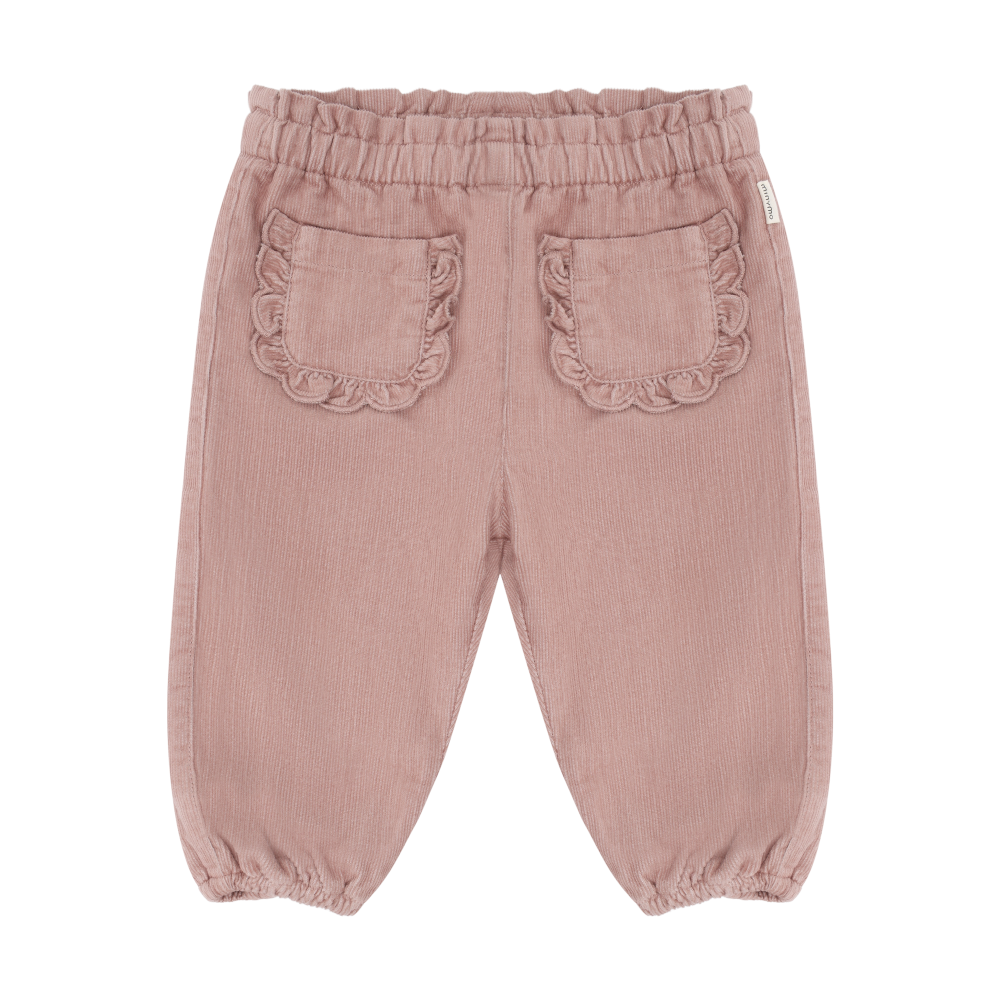 Lined Dusty Rose Cord Pant