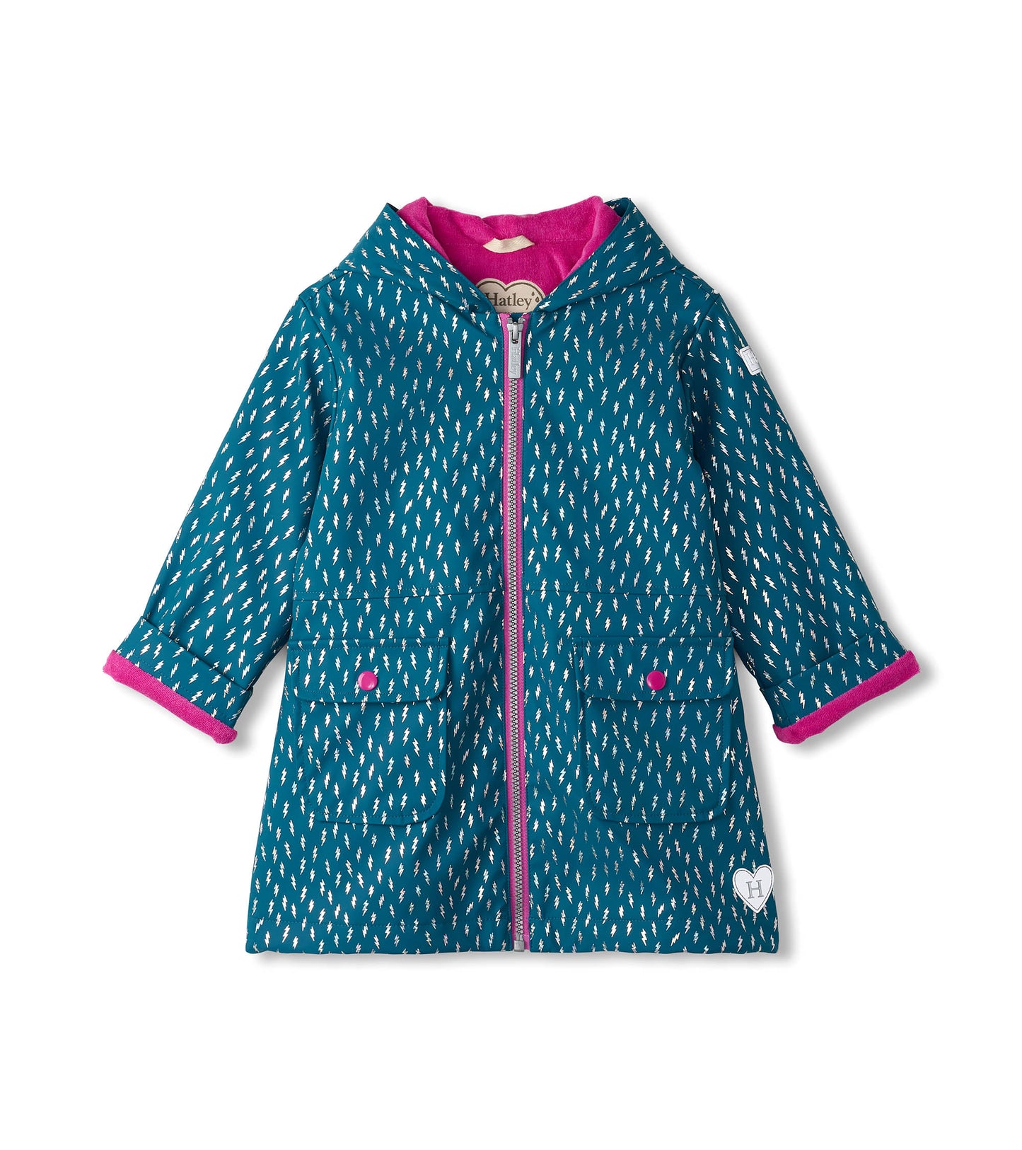 Mini Lightening Bolts Rain Coat