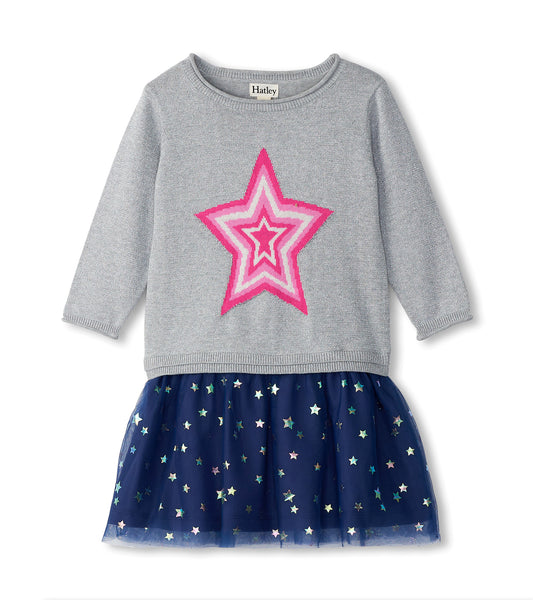 Stargirl Dropped Waist Sweater Dress