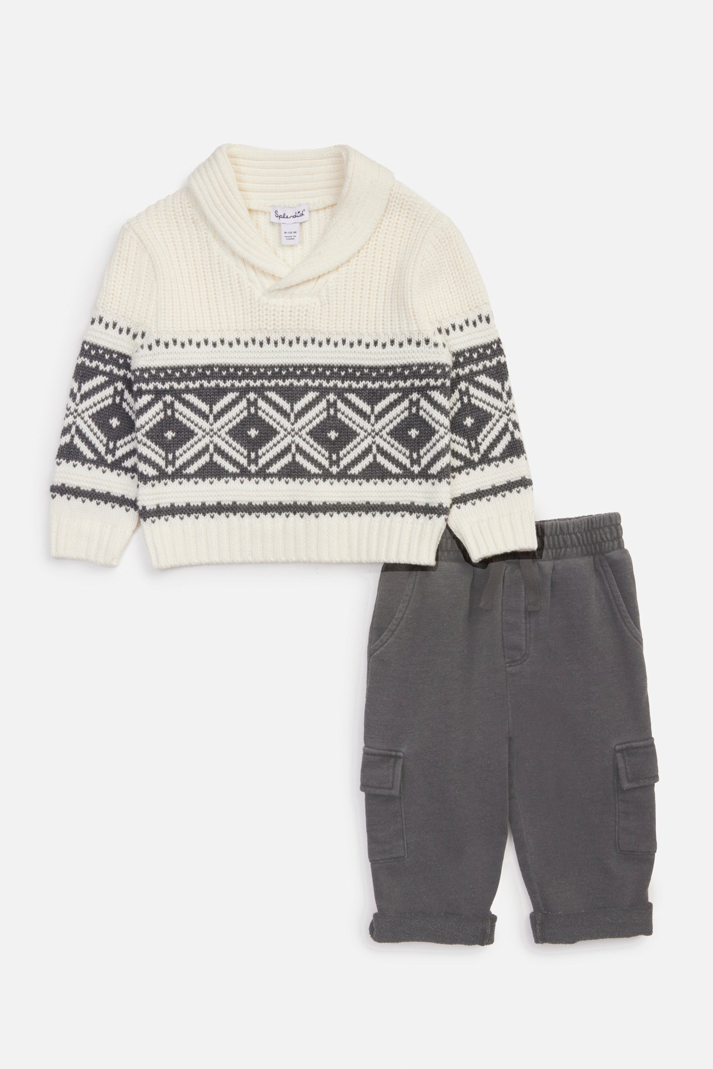 Fair Isle Sweater Set