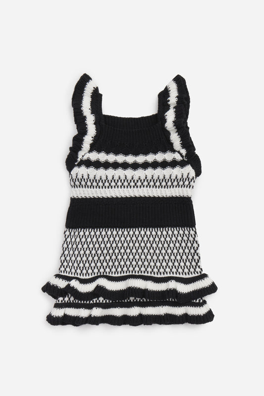 Ruffle Sweater TD Dress