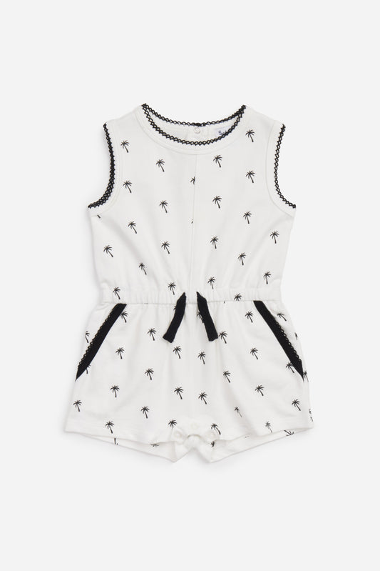 Pretty Palm Tree Romper
