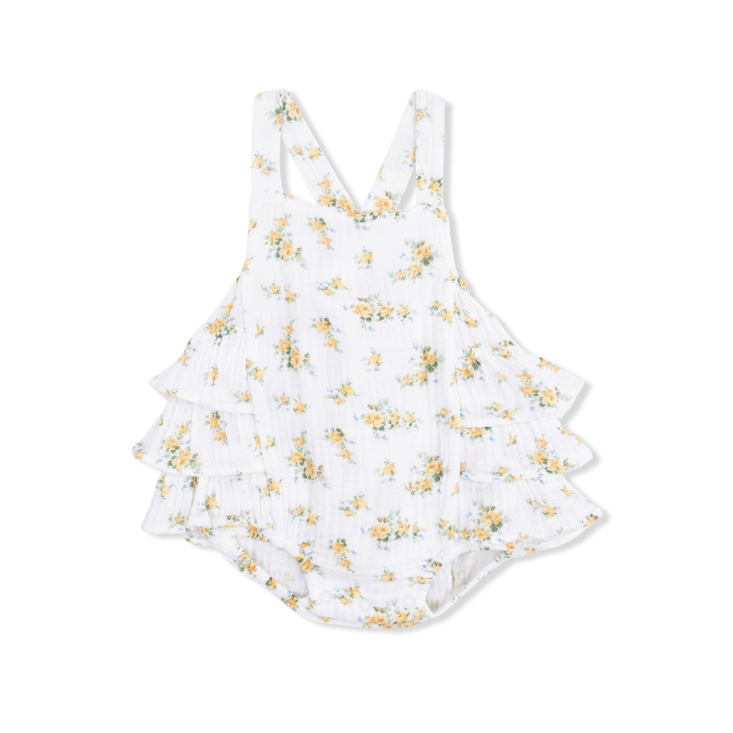 Sunshine Roses Ruffle Sunsuit