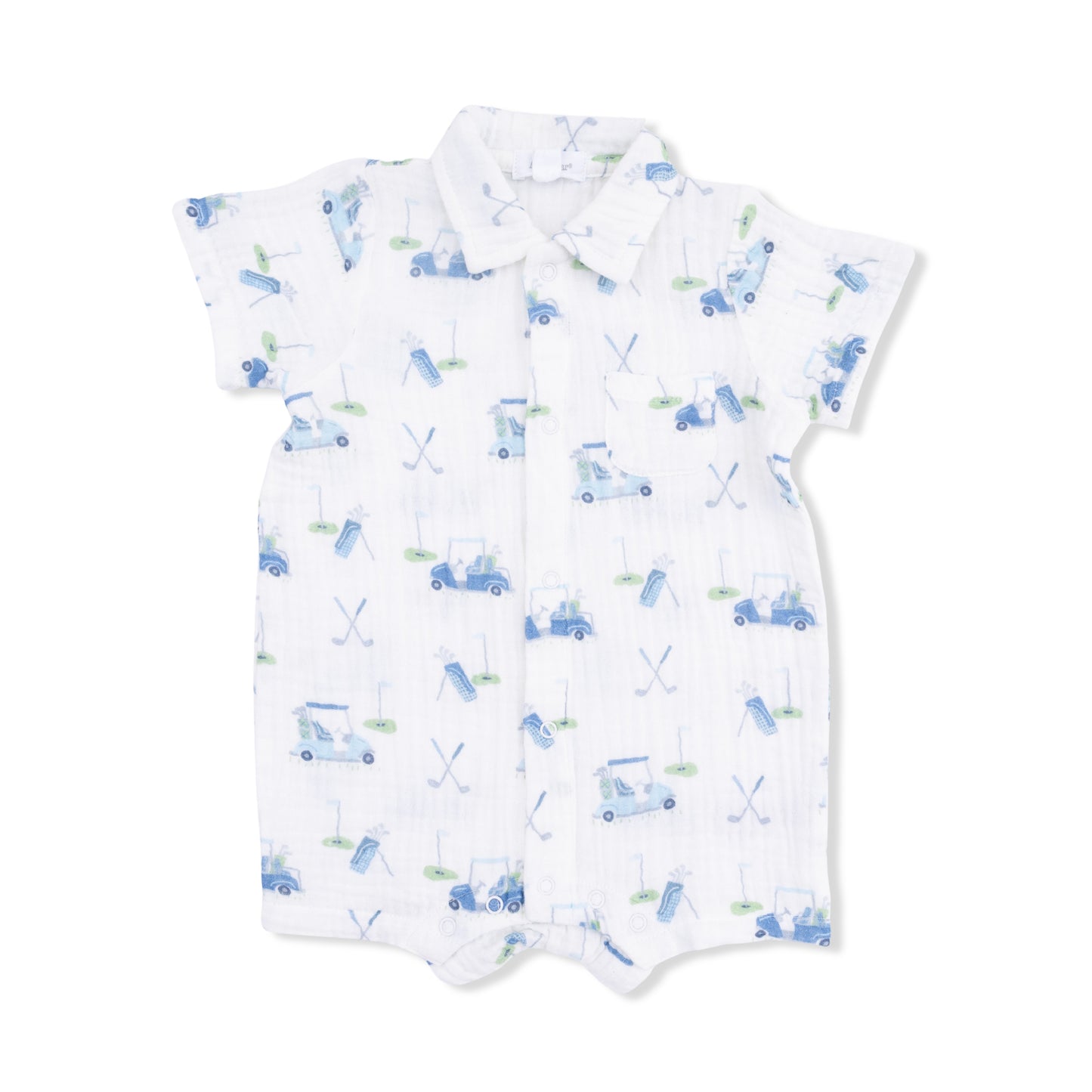 Baby Golf Carts Blue Polo Shortie