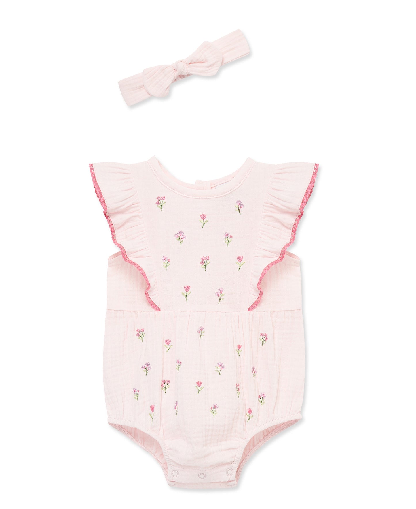 Tiny Flowers Bubble w/headband