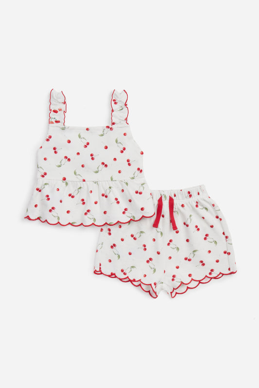 Cherry Terry Tank Set