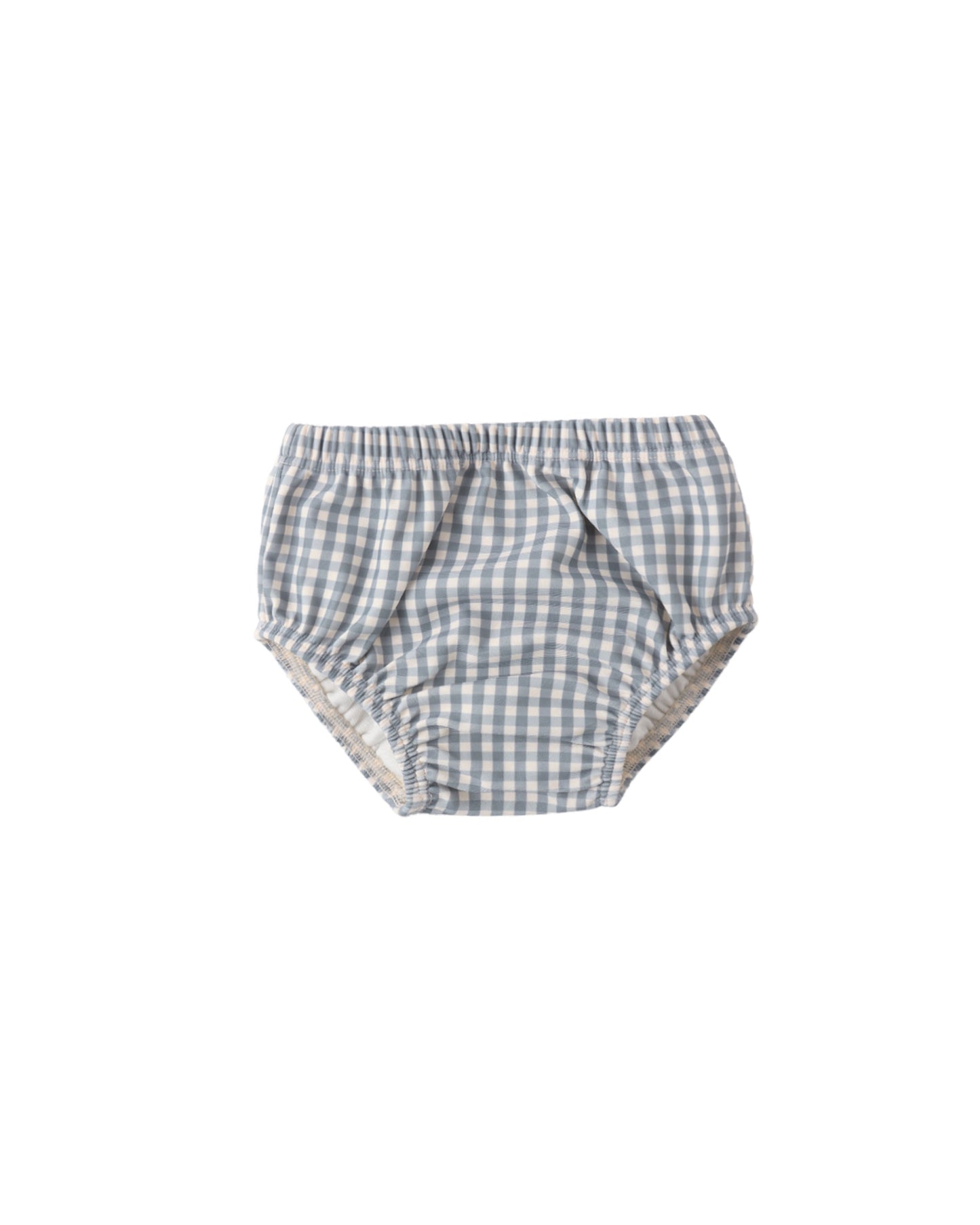 Swim Diaper in Ocean Gingham