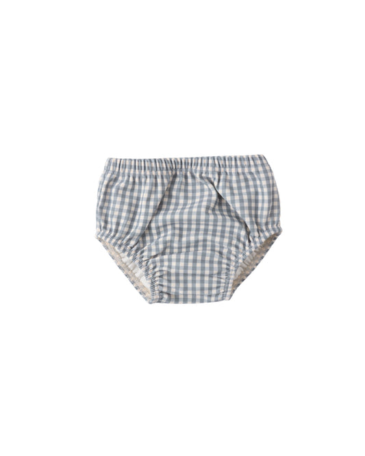 Swim Diaper in Ocean Gingham