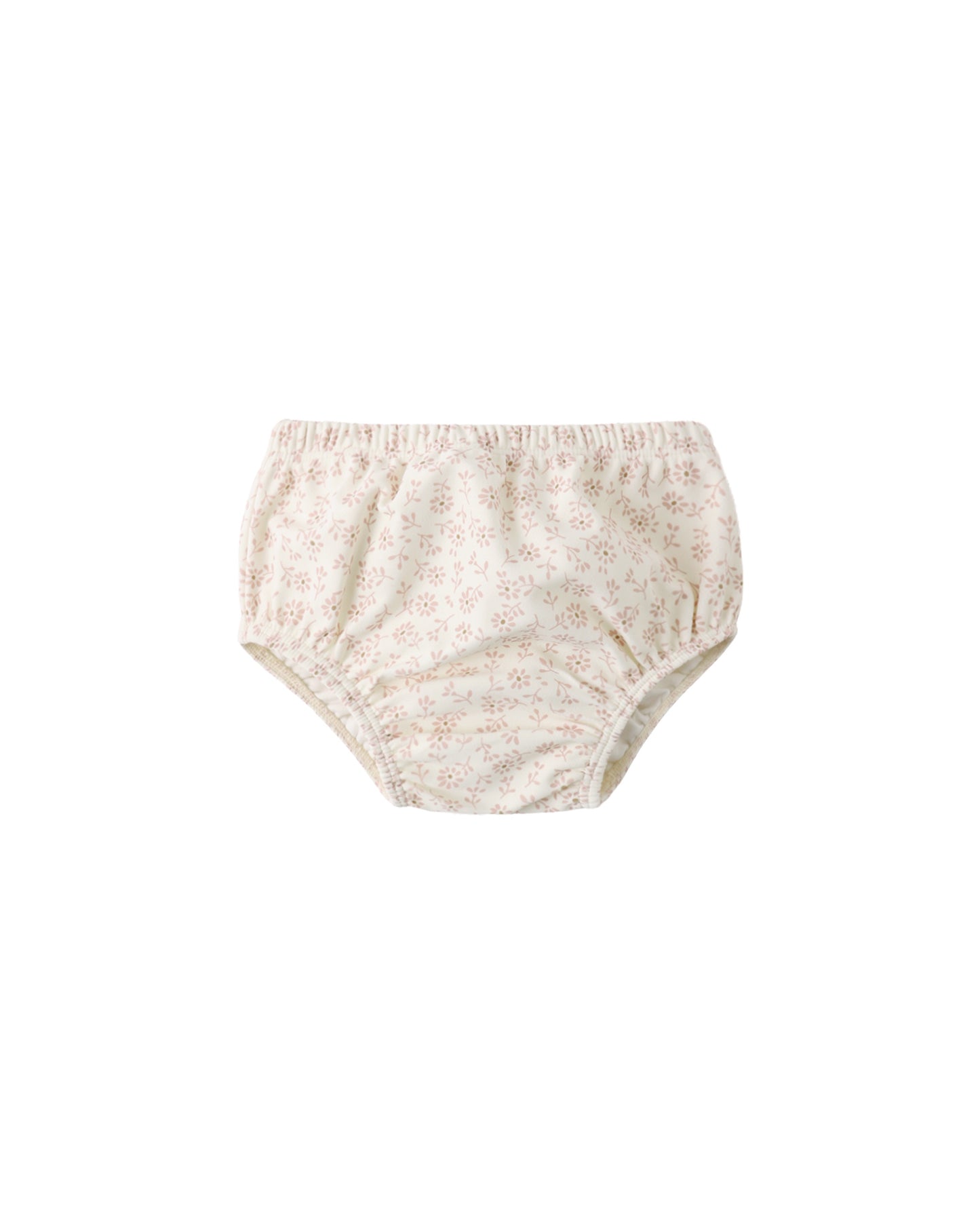 Swim Diaper in Ivory Ditsy