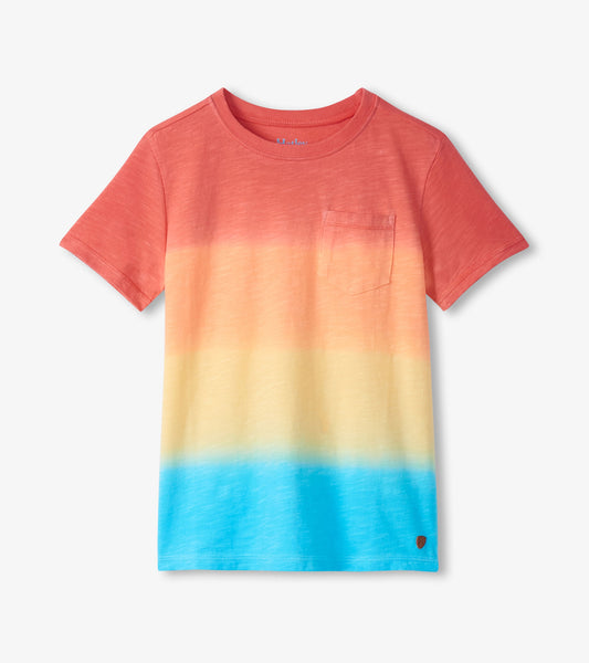 Sunset Gradient Crew Neck Toddler Tee
