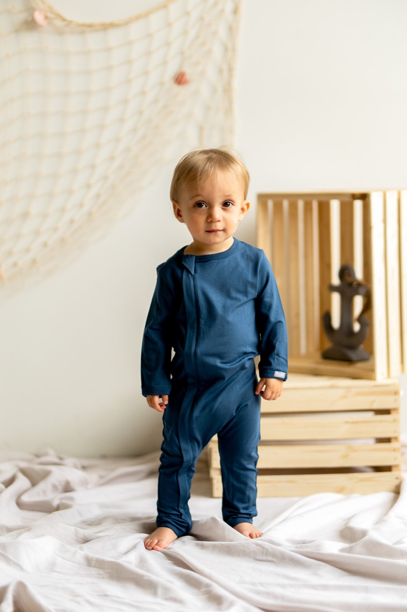 Modal Unionsuit in Majolica Blue