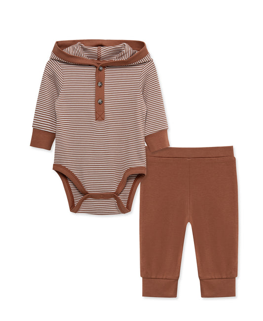 Copper Stripe Hoodie & Pant