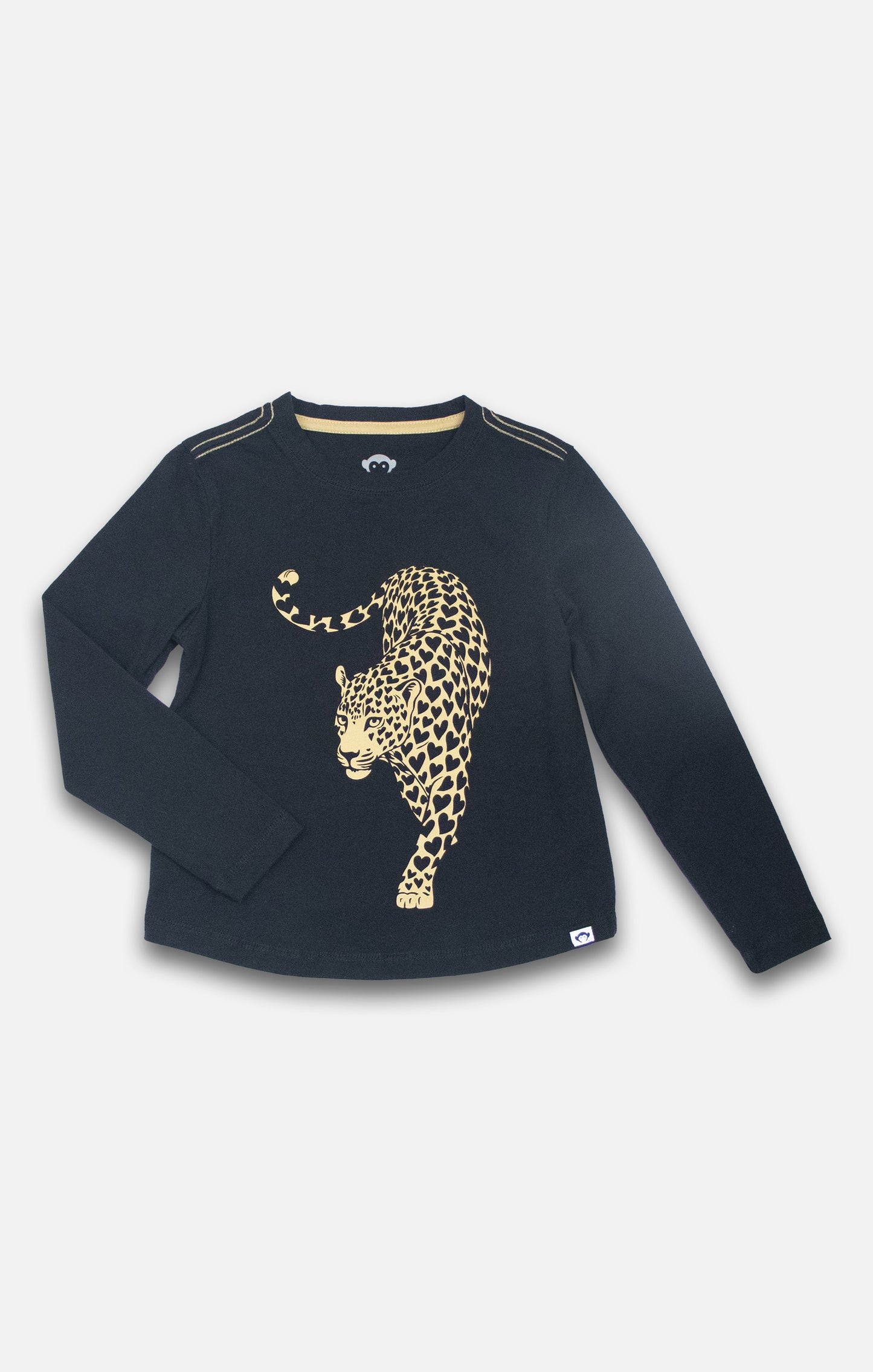 Heart Leopard Longsleeve Tee