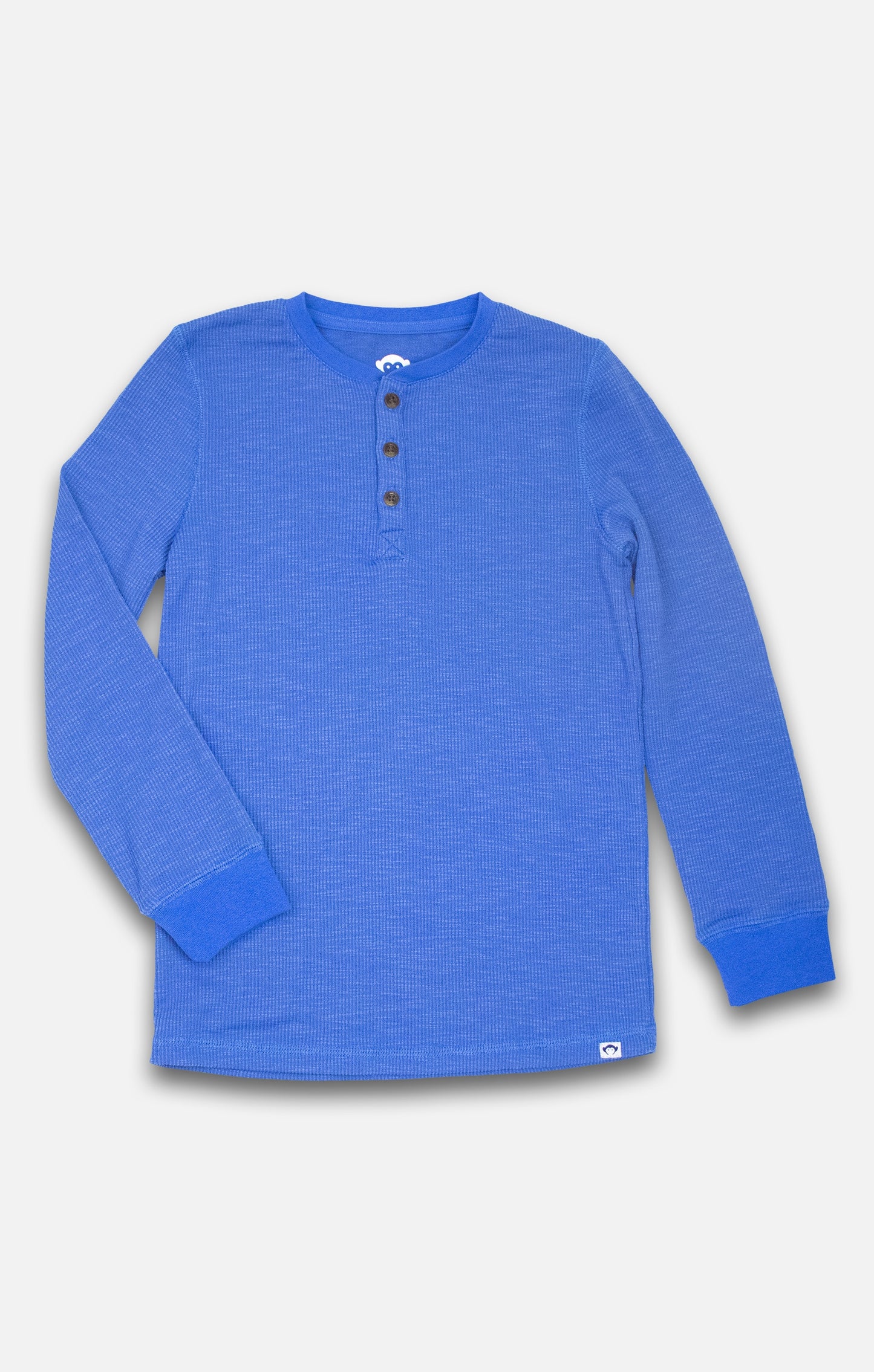 Blue Thermal Henley