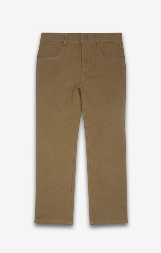 Brown Commuter Twill Pants