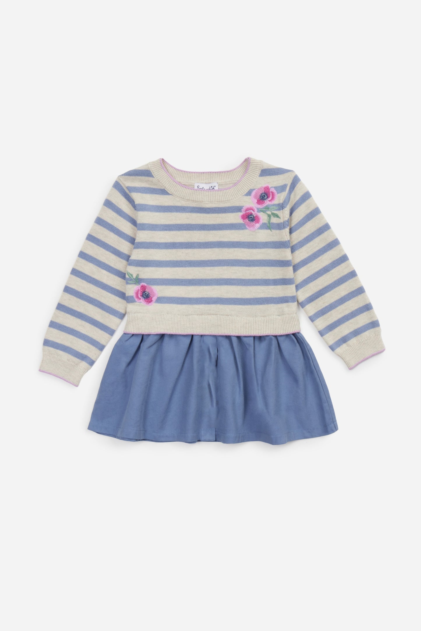 Stripe Flower Dress
