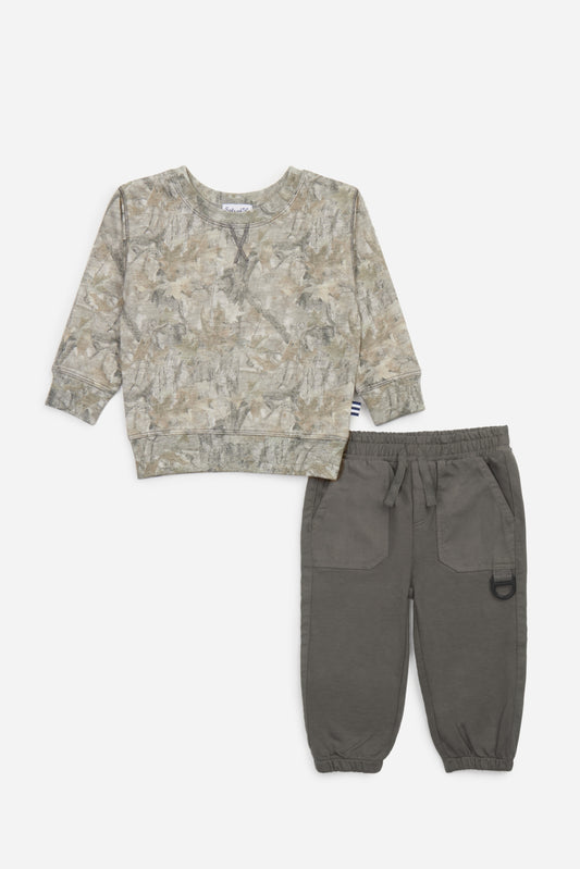 Camper Crew Sweatshirt & Pant Set