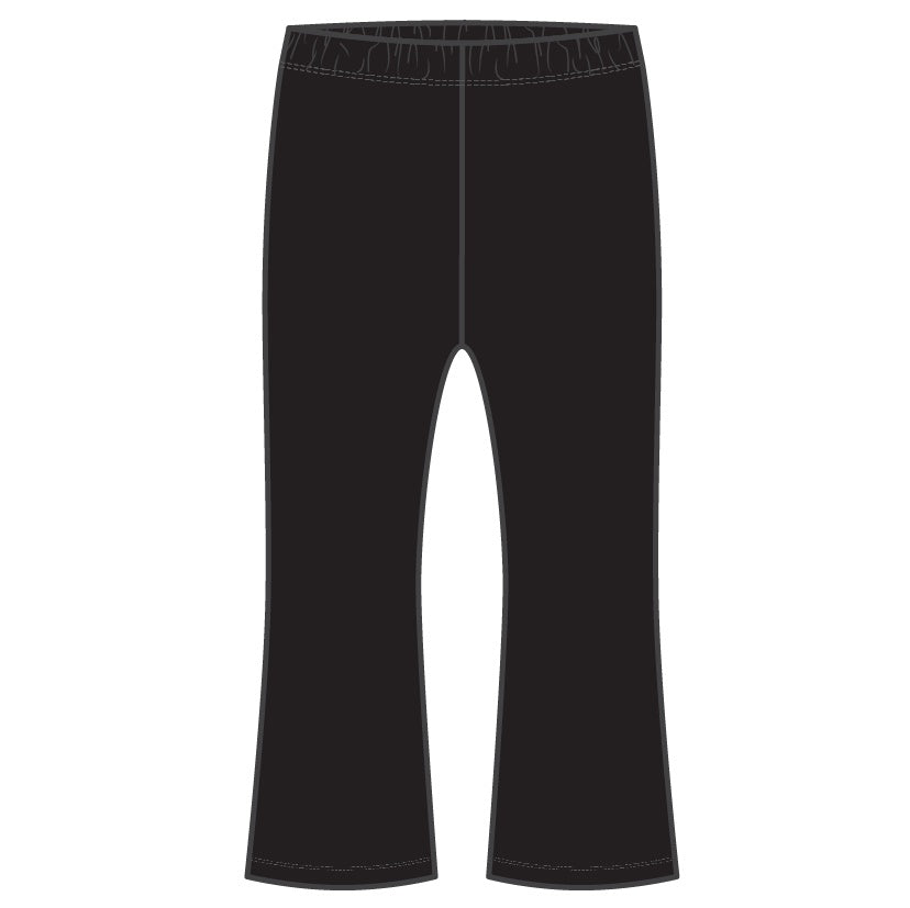Flared Black Pant BO3