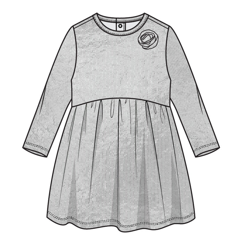 Silver Sparkle Dress