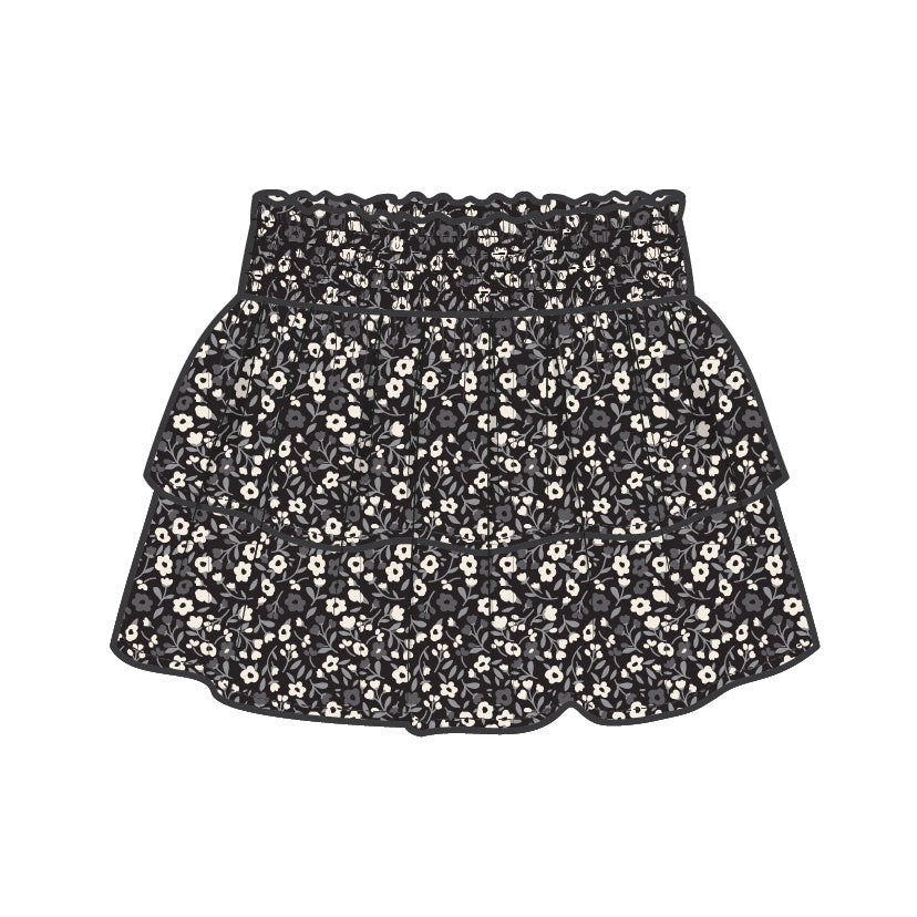 Floral Woven Skirt