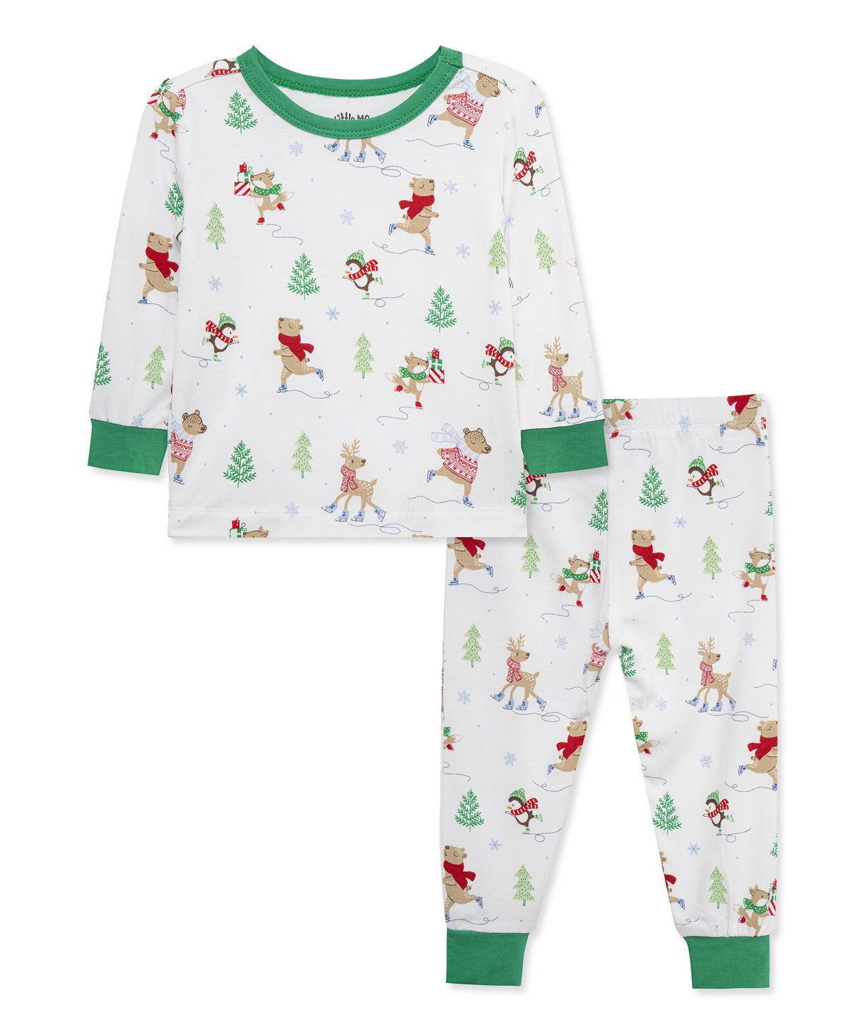 Arctic Friends Skating Baby PJ Set