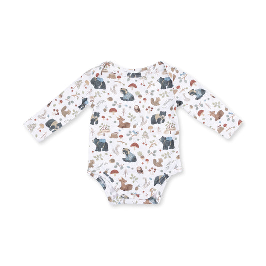 Southern Woodland Animals LS Bodysuit