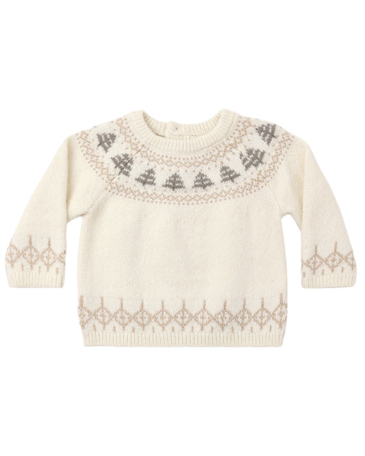 Tree Fair Isle Toddler Rex Sweater