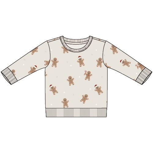 Gingerbread Man Baby Sweatshirt