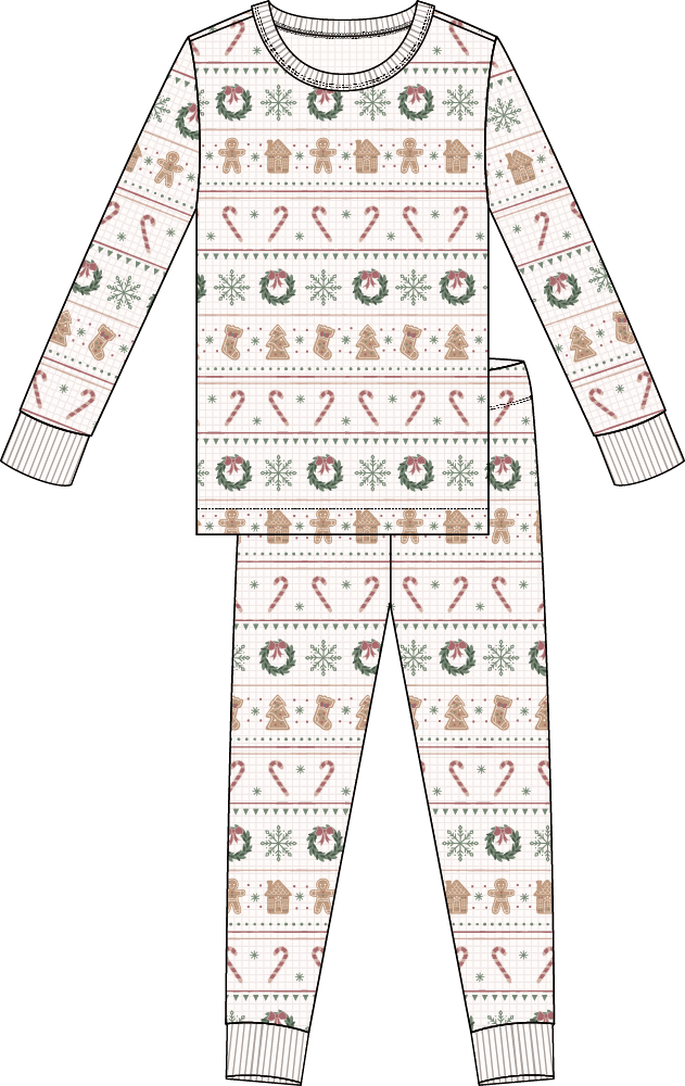 Festive Faves Kid Knit PJ Set