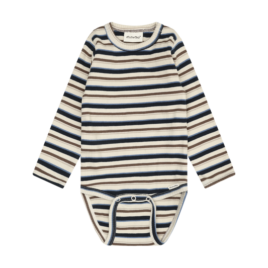 Rib Stripe LS Tee
