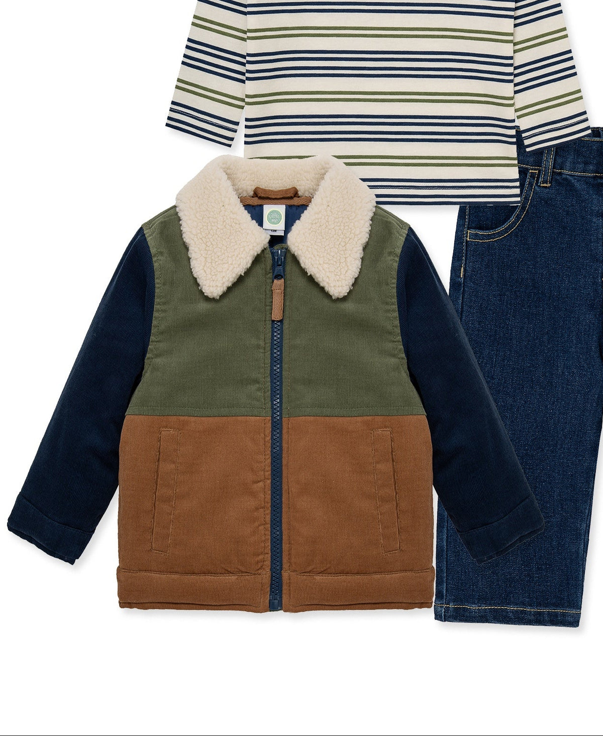 Colorblock Sherpa Jacket
