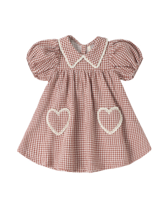 Coraline Gingham Dress w/ Heart Pockets Todd