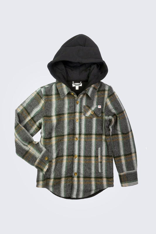 Glen Hooded Shirt