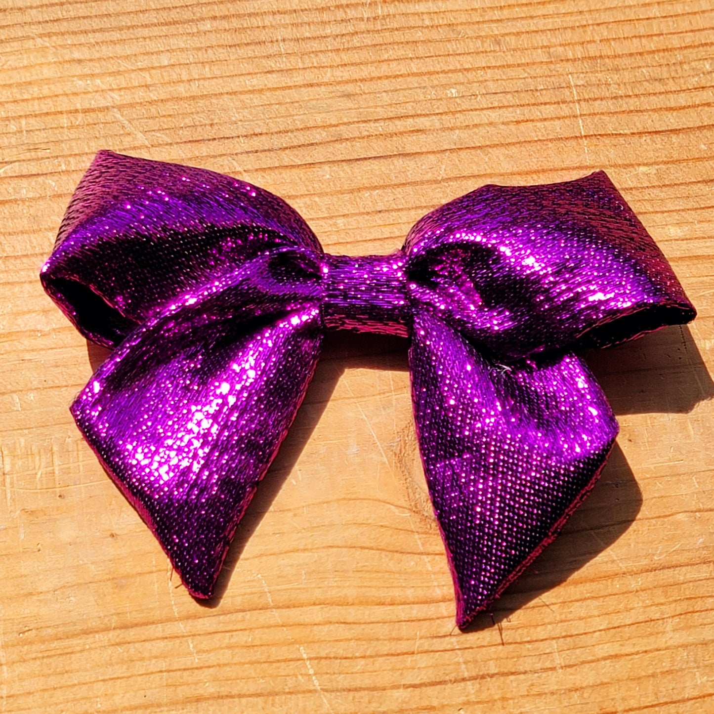 Metallic Lamé Bowtie with Tails